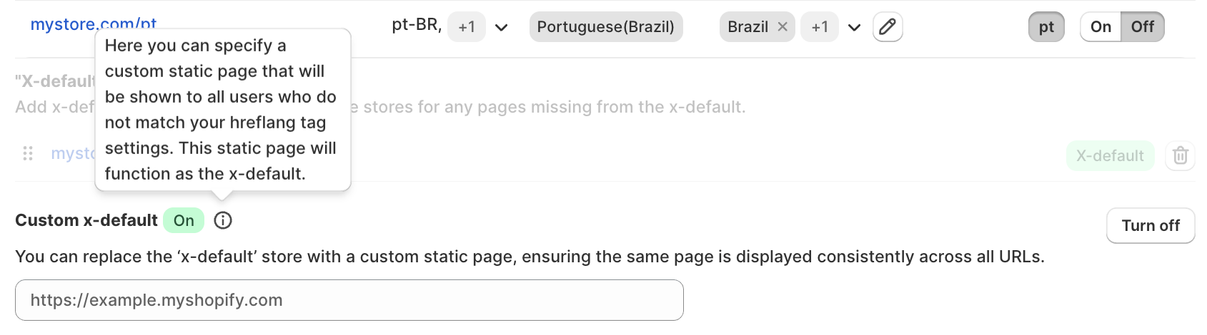 Hreflang Manager App launch the work of this functionality
